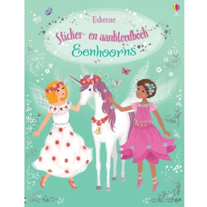 Sticker- En Aankleedboek Eenhoorns