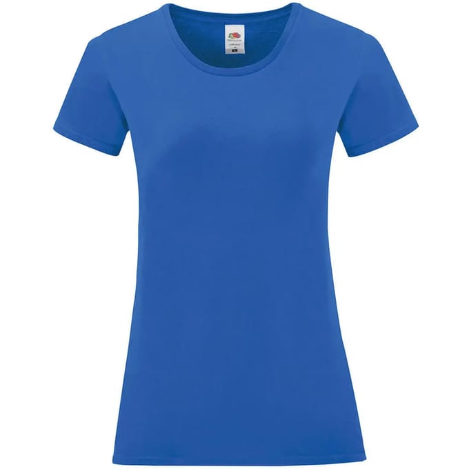 Dames-T-shirt Fruit of the Loom Iconic 150