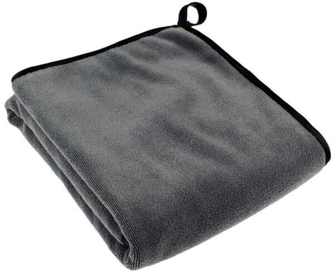 KENOTEK - Droogdoek - Grey With Black Edge - 50x80cm - 1200GSM