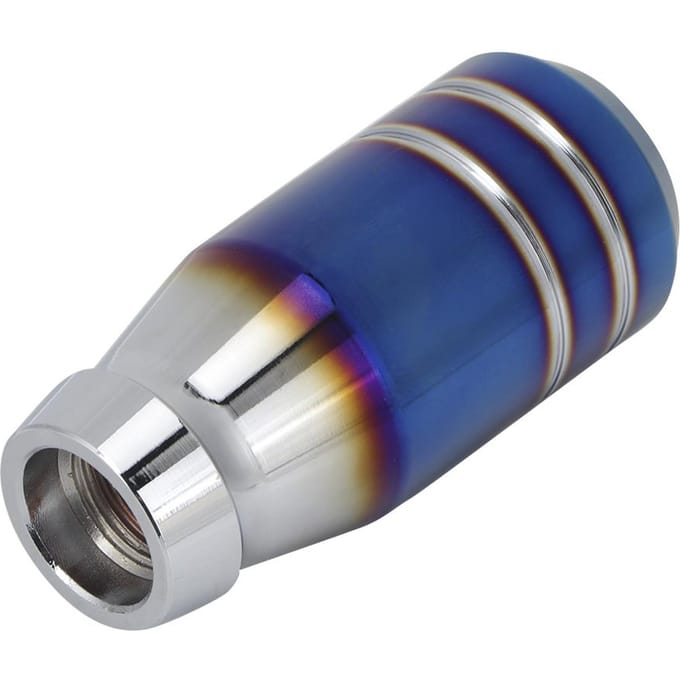 Aluminium Transmissie Schakelknop Handgeschakelde Pookknop met Schroefdraadadapter blue