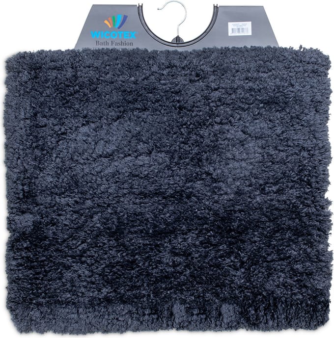 Wicotex - Bidetmat Classic Pure 50x60cm - Badmat - Antraciet - Antislip onderkant