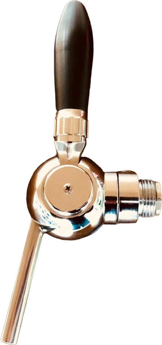 Biertap, Compensatorkraan - Cosmo, verchroomde compensator met stalen aansluiting 5/8" - 1/2"