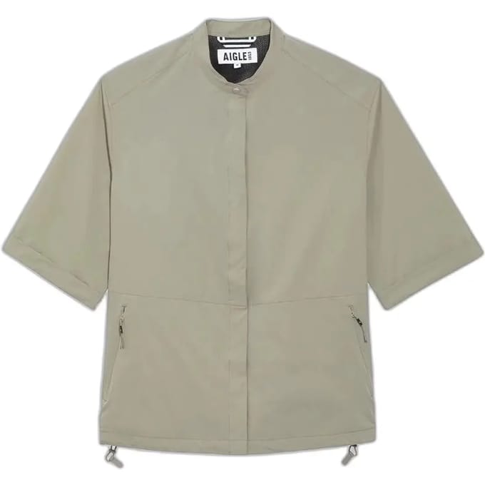 Aigle Ais25wshi003 Overhemd Met Korte Mouwen Beige M Vrouw