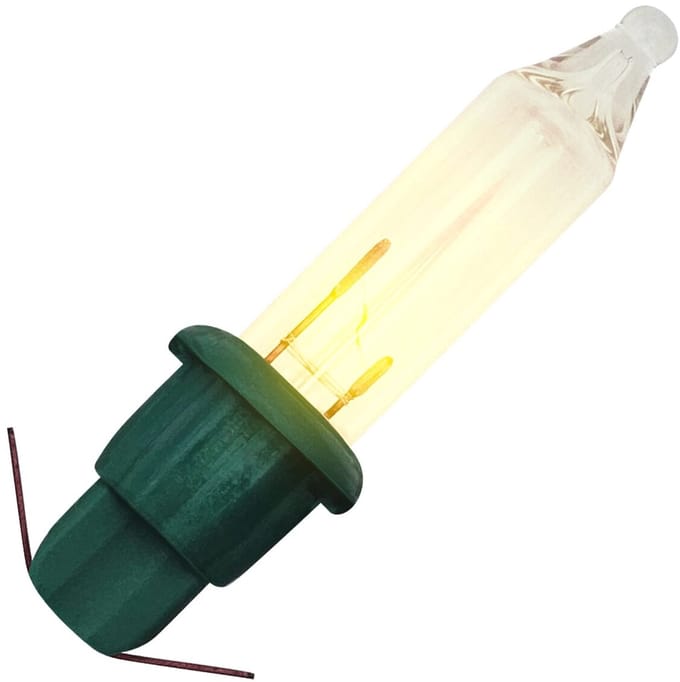 OE Lightning Reserve Kerstlampje - Groene Insteek Fitting - 2.5V/0.425W - Warm Wit Licht