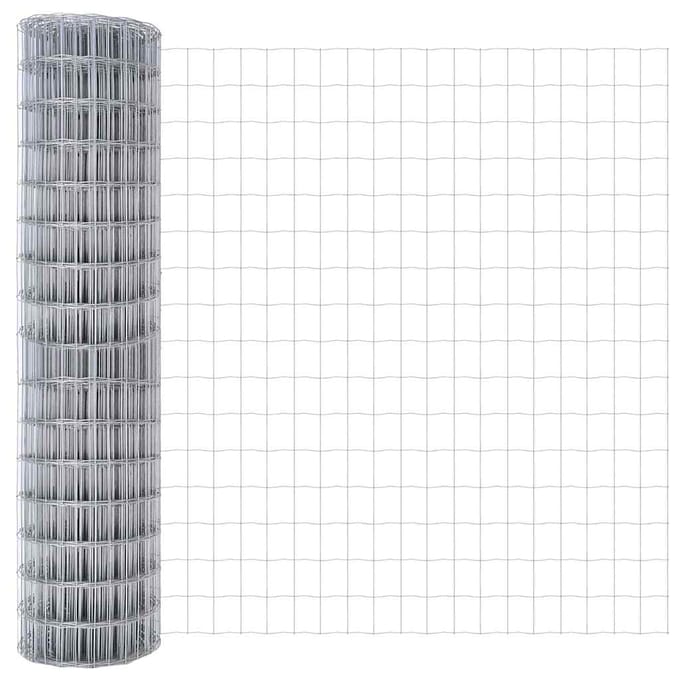 vidaXL - Euro - Hek - 1 - x - 10 - m - PVC-gelaagd - ijzer