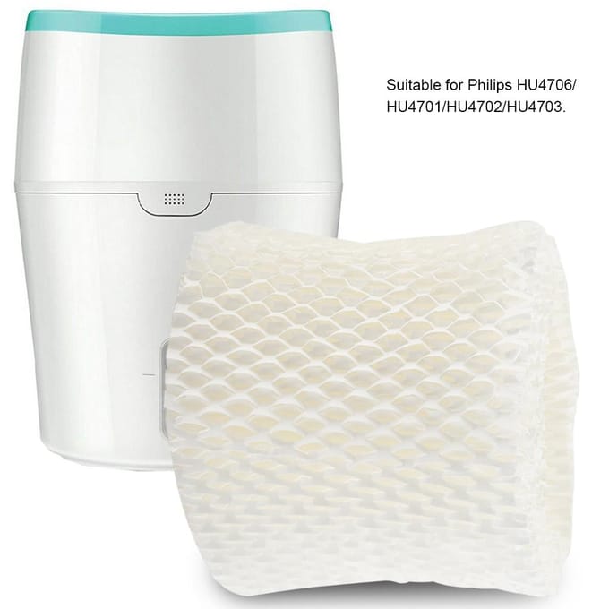Filtre de remplacement pour humidificateur Philips HU4801 HU4802 HU4803 white