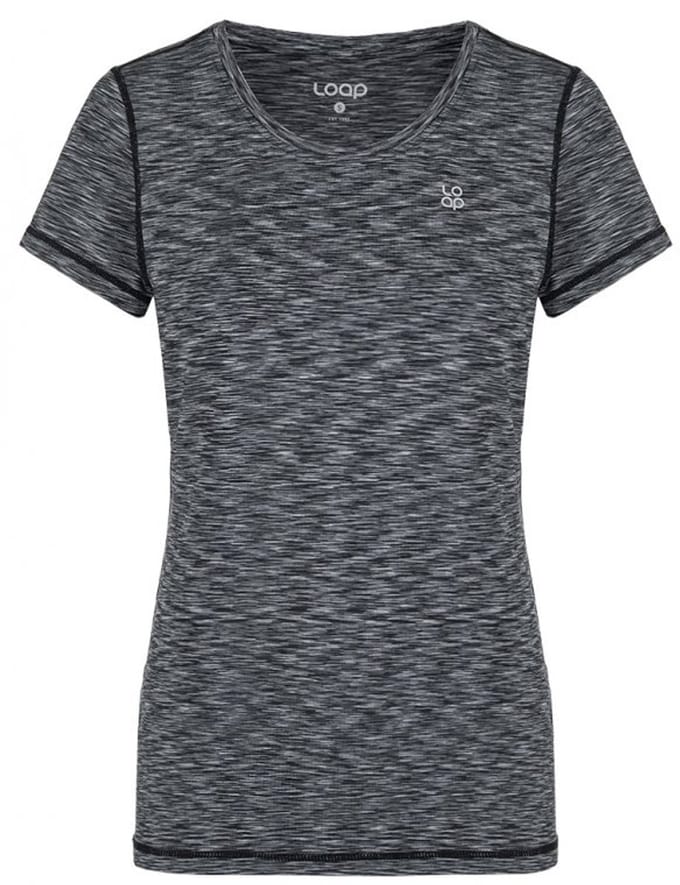 Dames sport-T-shirt Loap Marlie Zwart - M