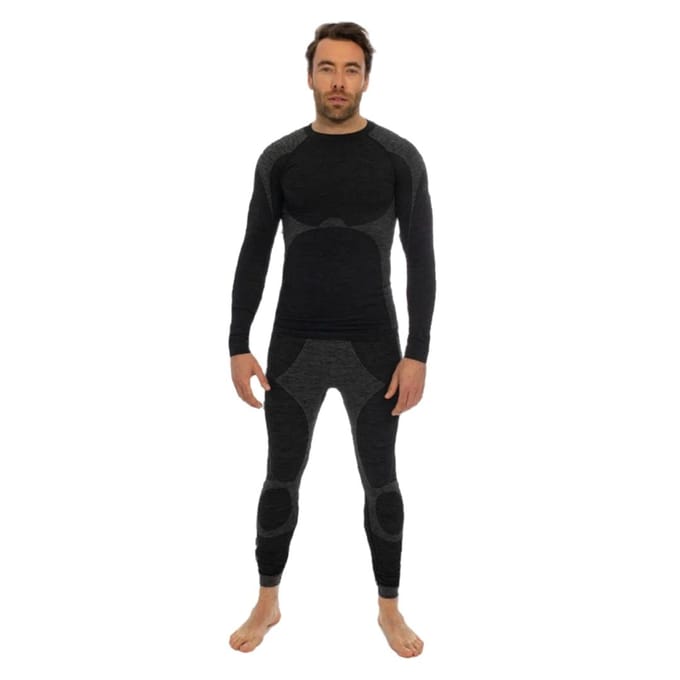 Thermo broek/shirt premium heren - Set - Zwart - M