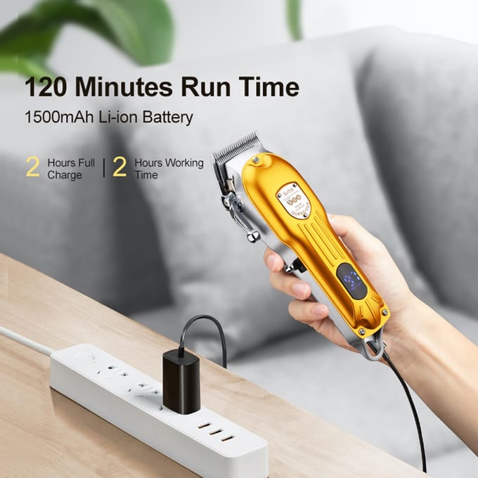 LCD digitaal display Krachtige kapper Thuis elektrische oliekoptondeuse Professionele styling