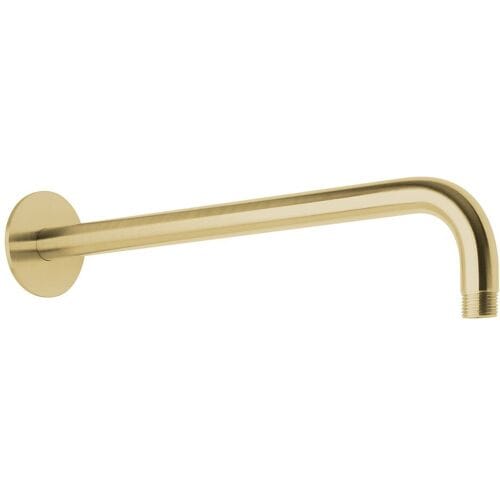 Herzbach DESIGN iX PVD wall bracket seven round for rain shower 45 cm 21.960450.1.41