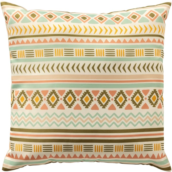 Textino - STEVIE - buitenkussen 45x45 cm - Semolina - multicolor
