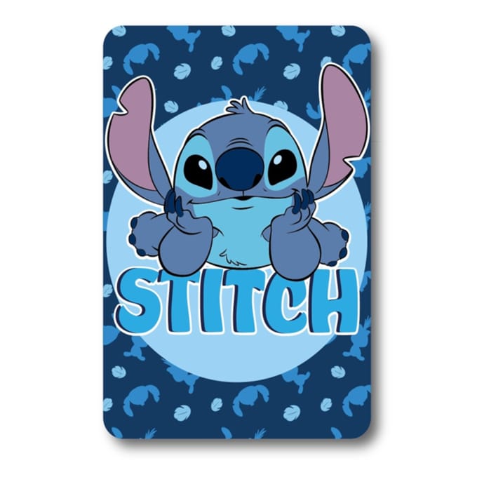 Stitch Feather Fleece deken 100 x 140 cm