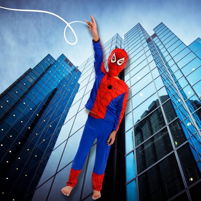 Conseé - Verkleedkleding - Spiderman - Maat M