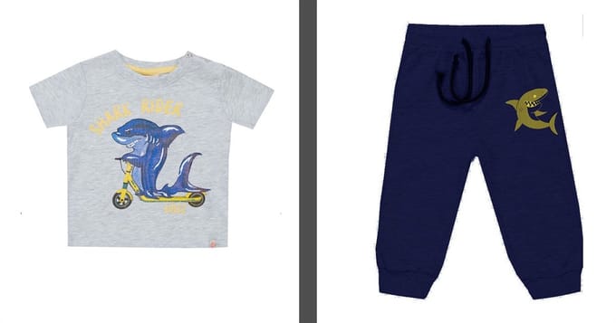 Haai setje voor coole babyjongens