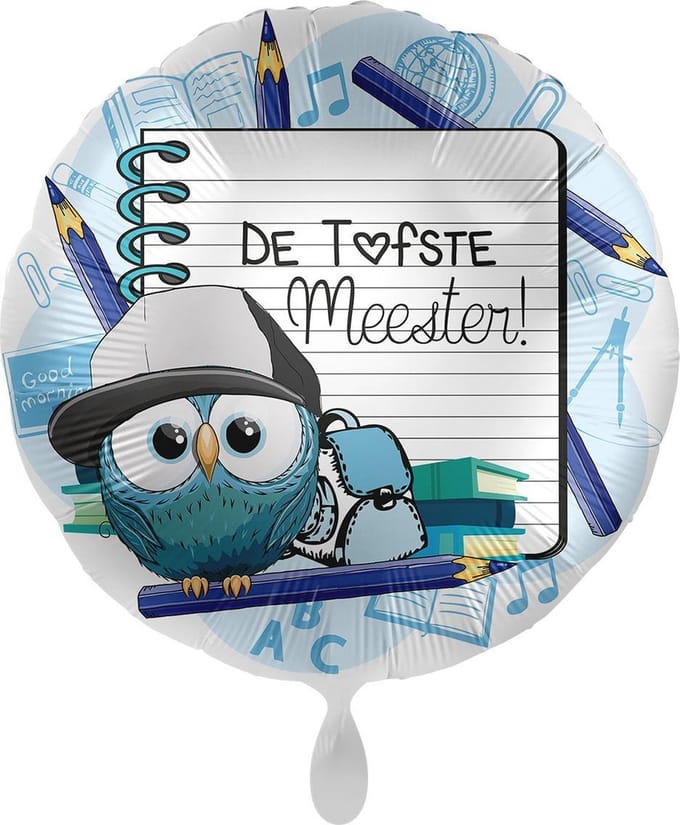 Folieballon - De Tofste Meester