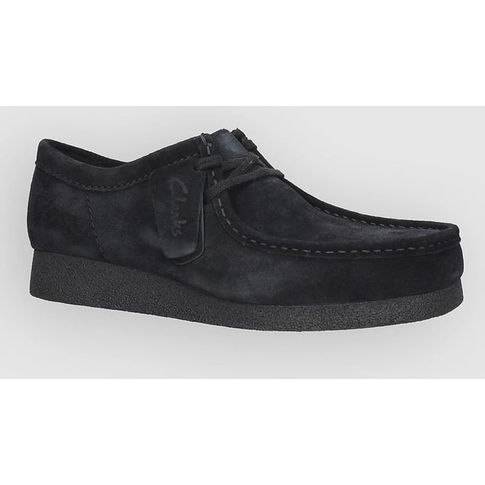 CLARKS WallabeeEVO Heren Veterschoenen - Suede - Zwart