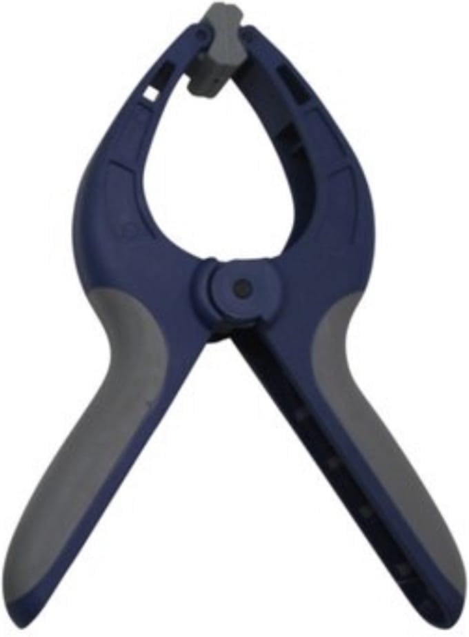 Zeilklem -  3 stuks - Super Blue - 6" - Markten - Zeil - Hobby - Tuin - Extra grip