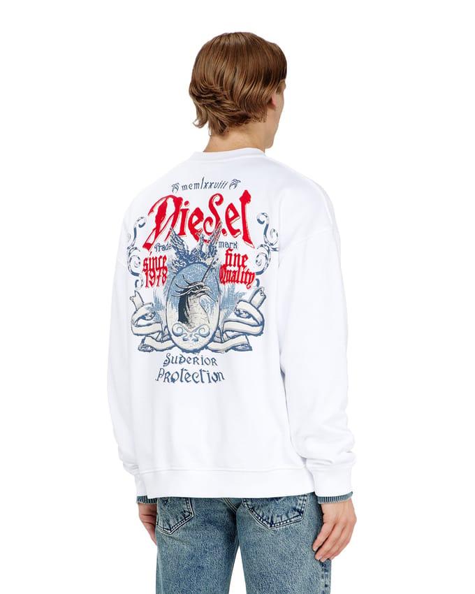 sweatshirt met logoprint