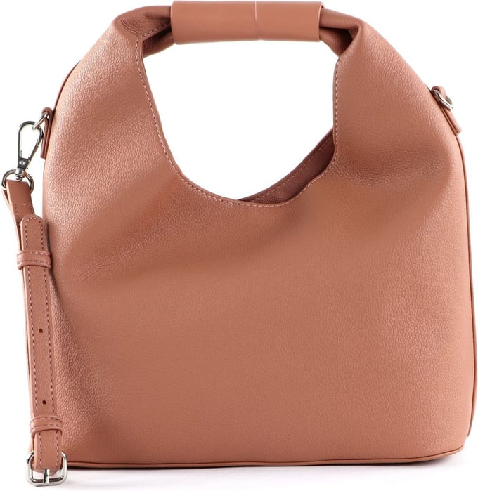 SEIDENFELT MANUFAKTUR Handtas Schoudertas Janne Midi Hobo Rose Tan Abrikoos