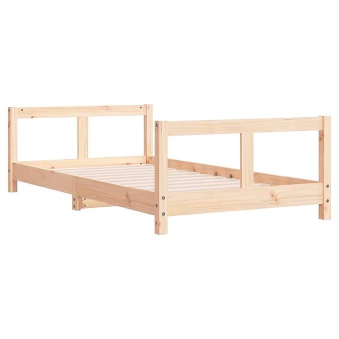 vidaXL - Kinderbedframe - 80x160 - cm - massief - grenenhout