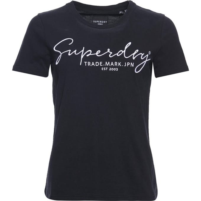 Superdry Alice Script Dames T-shirt - Maat S