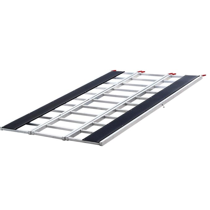 85  x 54  Extra Brede Aluminium Opvouwbare Oprijplaat 1500LBS Capaciteit Laadplatform