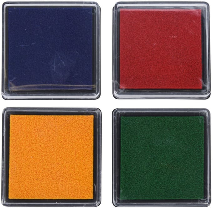 Stempelset van 4 Kleuren