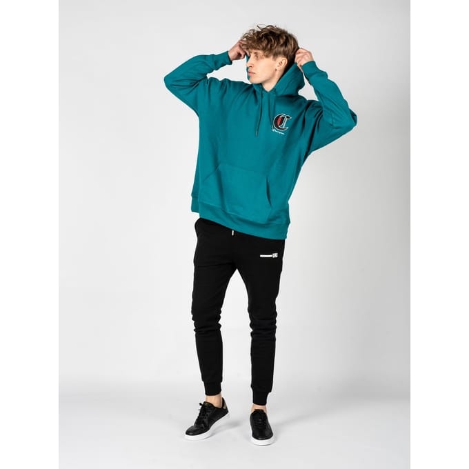 Champion blouse Hoodie Mannen turkoois