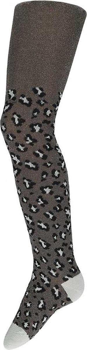 Apollo - Maillot - Panterprint - Glitter - Zilver - Grijs - Maat 140/146