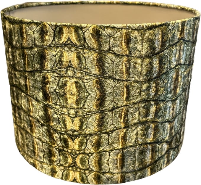 Lampenkap moodlight cilinder 35x35x25 croco 45 groen