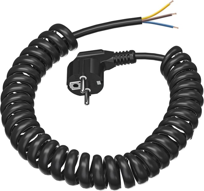 Verlengkabel 3M - 2 Pack Spiraal Verlengsnoeren voor Binnengebruik