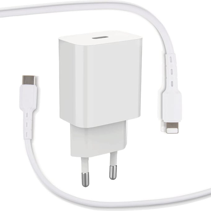 Snellader geschikt voor iPhone 20W Oplader Kabel 2 Meter USB-C Power Adapter
