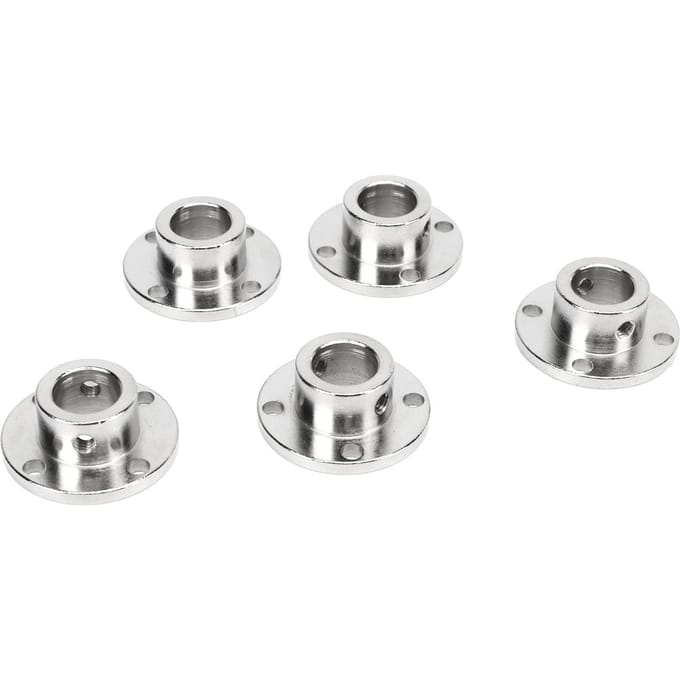 5 STUKS Flenskoppeling Connector Geleideas Steun Koppeling Fittingen 12mm Binnendiameter white