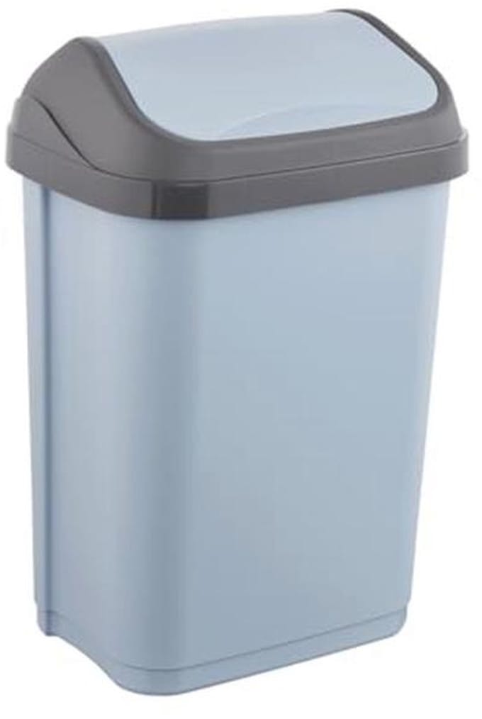 Vuilnisemmer met Schommeldeksel 10 L - Scandinavisch Blauw