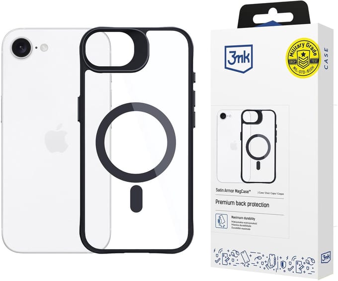 Apple iPhone 16E - 3mk Satin Armor MagCase