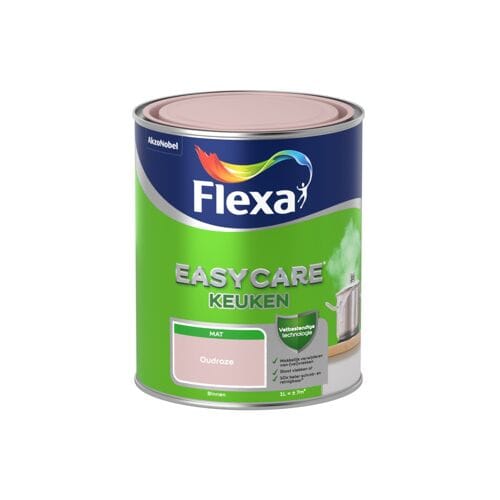Flexa Easycare Muurverf Keuken Mat - Oudroze - 1 liter