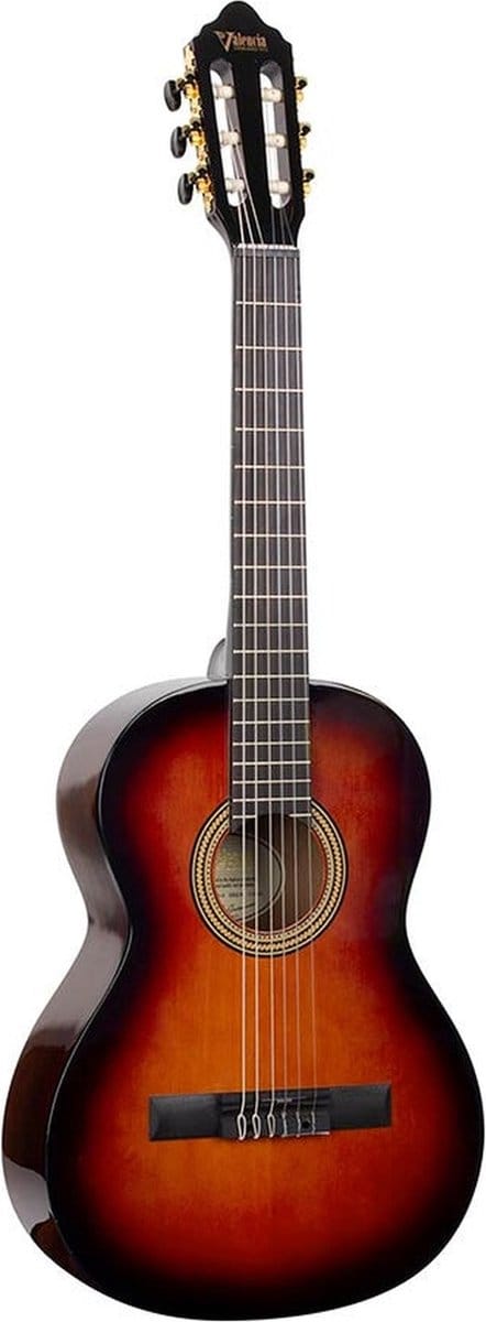 Valencia VC263CSB Klassieke Gitaar 3/4 Brown Sunburst Hoogglans