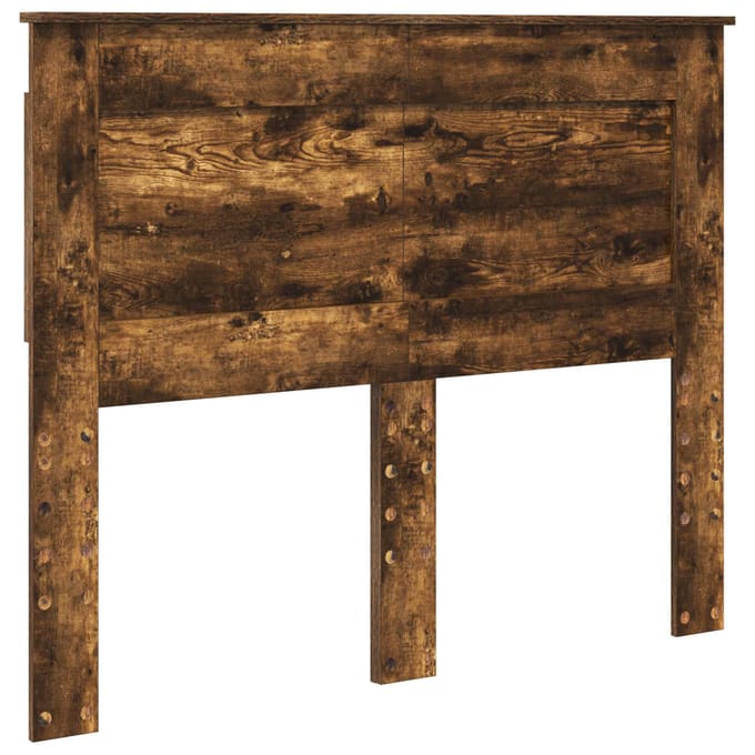 vidaXL Hoofdbord Gerookt eiken Bewerkt hout