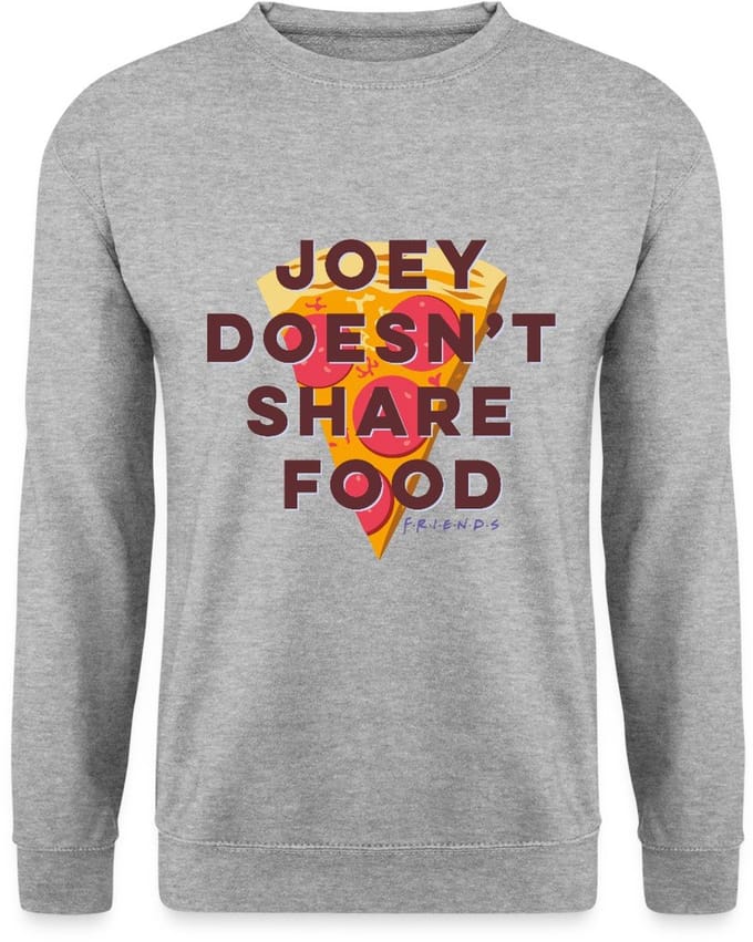 Friends Joey Deelt Geen Eten Sweater Heren