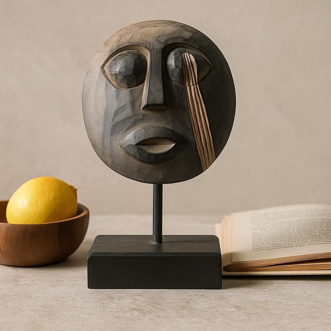 Timor Tribal Decorative Mask - Antique 27x20cm
