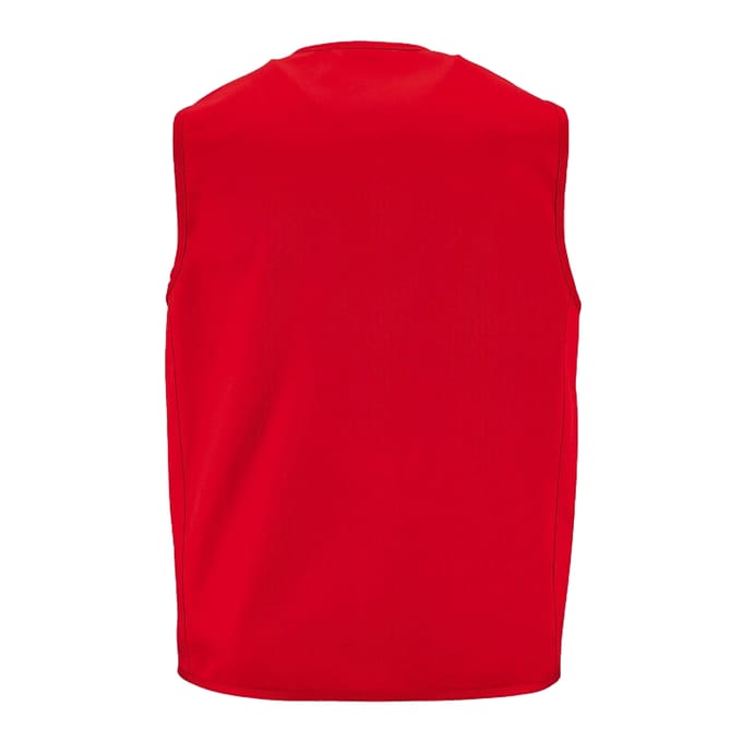 SOLS Wallace Gilet voor volwassenen (Rood)