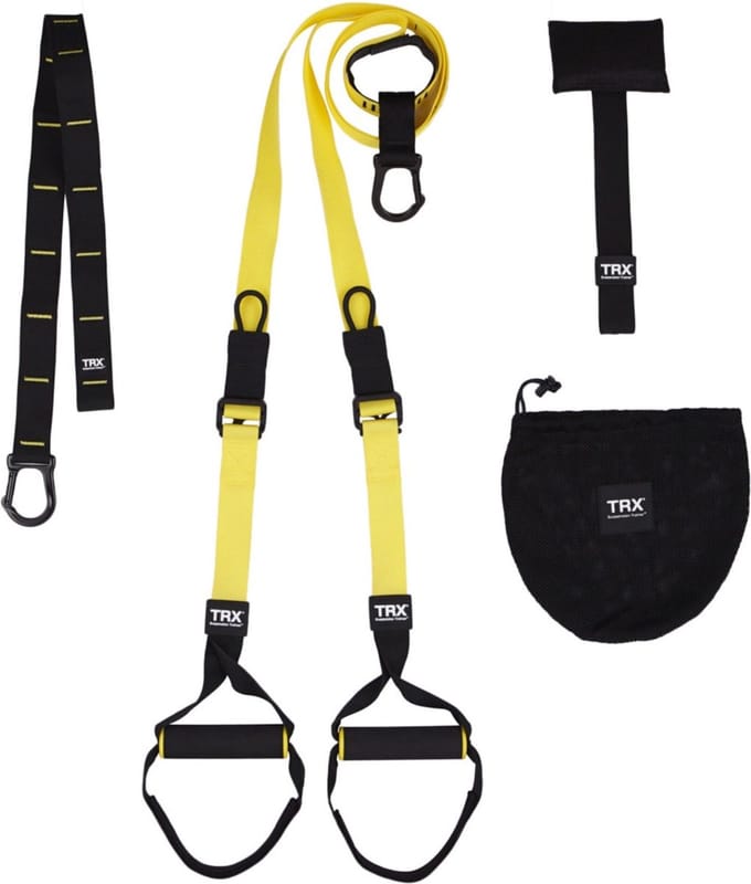 Trx Suspensietrainer Burn Nylon/foam Zwart/geel 4-delig
