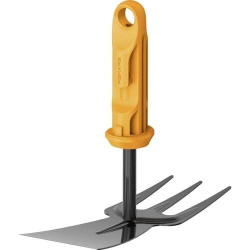 Fiskars OneClick Dubbele Schoffel – Veelzijdige Grondbewerking En Efficiënt Onkruid Wieden