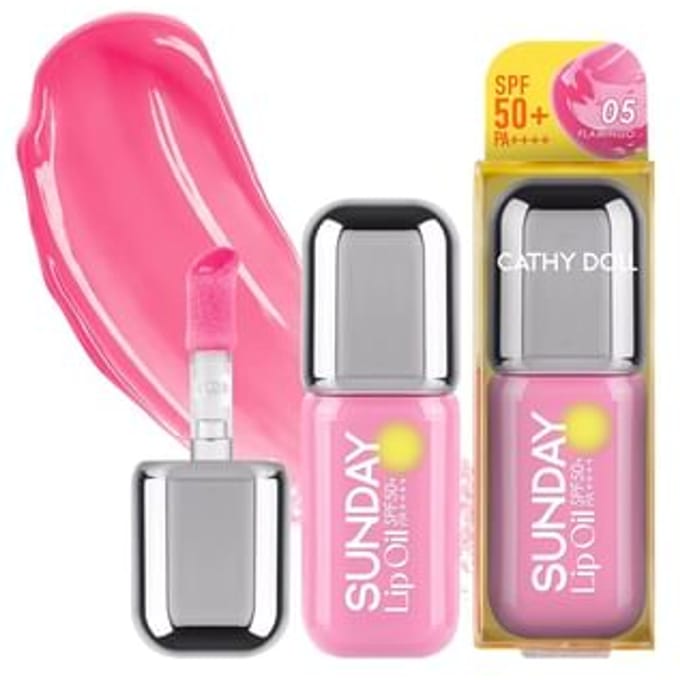 Cathy Doll - Sunday Lip Oil SPF 50+ PA++++ 05 Flamingo