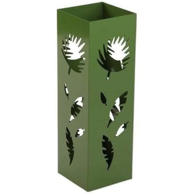 Parapluhouder - Roxanne - Metaal - Groen - 49 cm - Uitneembare plastic bodem groen