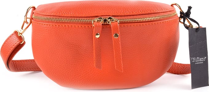 Giuliano heuptas Julia - Donkeroranje - Dames - Made in Italy