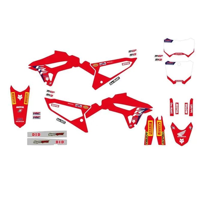 Motorfiets decoratie kit Blackbird Racing Team HRC Honda