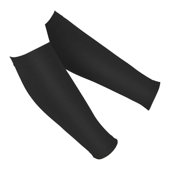 1 paire de chaussettes de compression élastiques respirantes pour mollets, pour course à pied, jogging, randonnée black