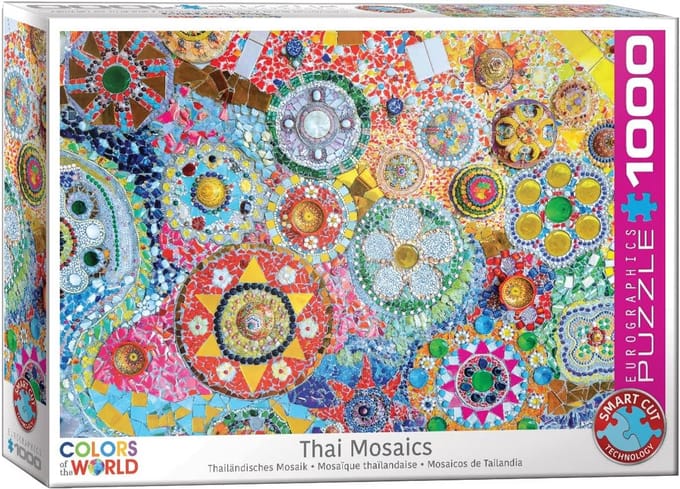 Mozaïek Puzzel - Legpuzzel - Ontspanning - 1000 Stukjes - 3556 x 254 cm - Multicolor