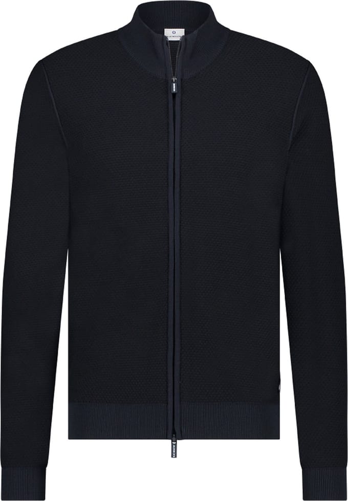 Blue Industry Vest Structuur Donkerblauw (navy) - Maat L - Heren